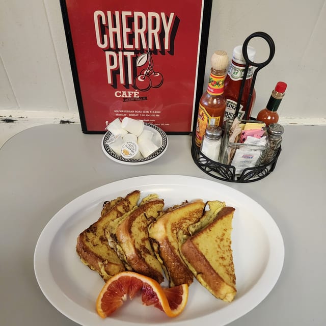 Cherry Pit French Toast.