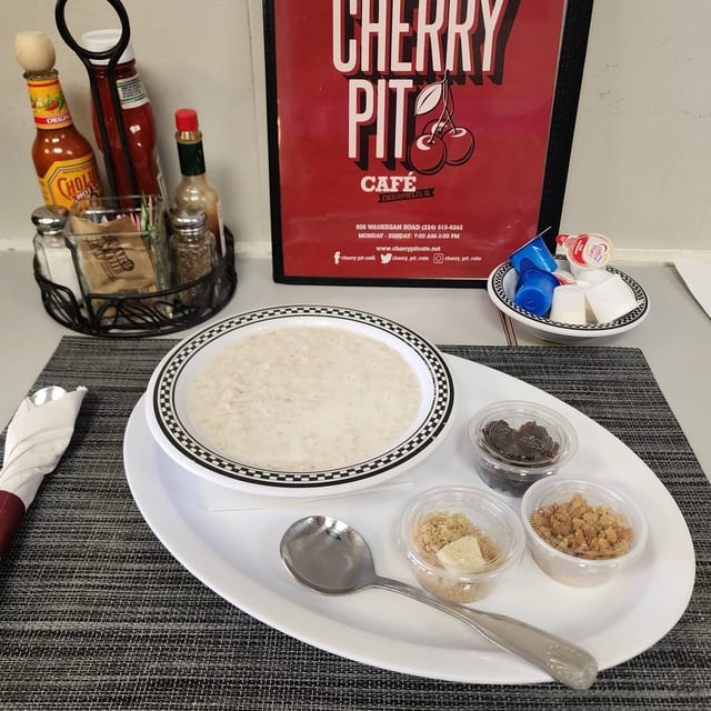 Cherry Pit Oatmeal.